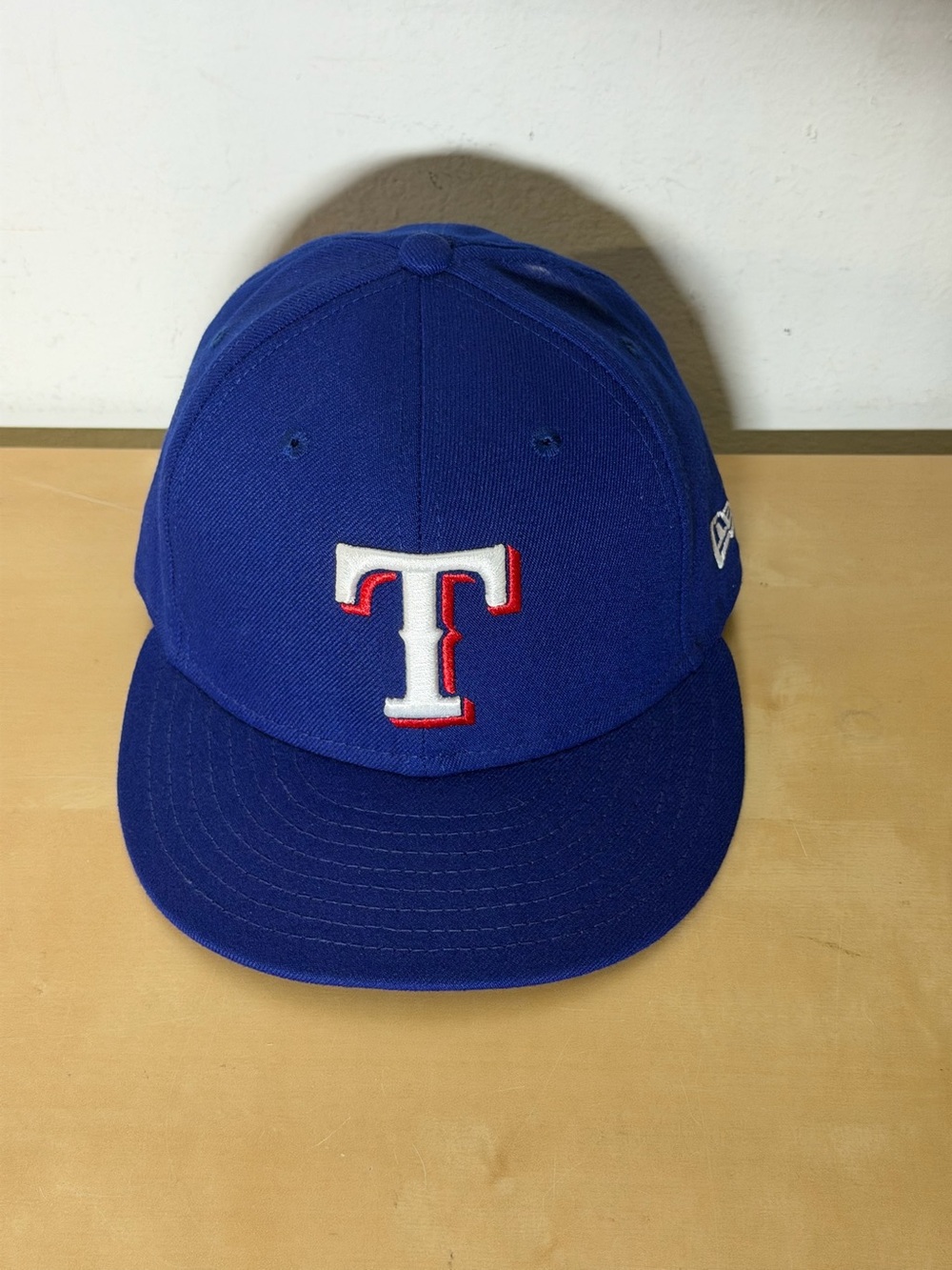 New Era Texas Rangers 2025 4th of July 59FIFTY Fitted Hat Size 7 Blue